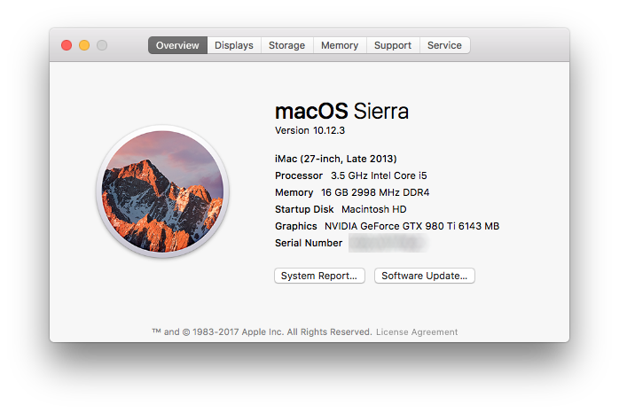 Minimum hardware requirements for mac os high sierra